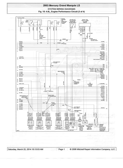 2003 mercury grand marquis wiring diagram